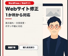 WordPress・Webサイトを修正します イメージ1
