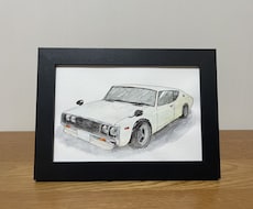 アナログ水彩画で乗り物イラスト制作します イメージ1