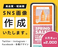 現役広告代理店デザイナーがSNS用画像を制作します イメージ1