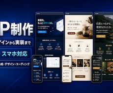 原稿整理からスマホ対応LPまで一括制作します イメージ1