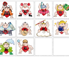 既存のキャラクターの表情変化や着替えたイラストを描きます【バリエーション制作】