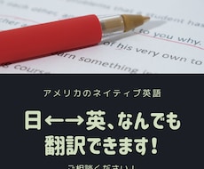 日→英、テーマ関わらずなんでも翻訳できます イメージ1