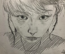写真代わり/ギフト/記念等に似顔絵を描きます イメージ1