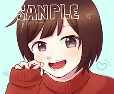 かわいいSNS用アイコンを作成します イメージ1