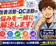 受賞経験者が改善活動・QC活動をサポートしますます 教科書どおりに進まない。その改善活動、一緒に考えます。