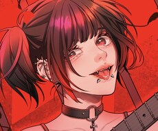 SNS等に！可愛い透明感アイコンお描きします 商用利用もOK高クオリティのキャラクターイラスト❁