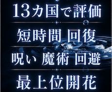 8月 回復瞑想、魔術プロテクト、最上位開花します イメージ1