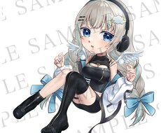 SDキャラ/ミニキャラクターを作成します グッズ用／配信用／アイコン用のSDキャラクターイラスト