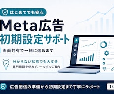 Meta広告の初期設定を一緒にサポートします イメージ1