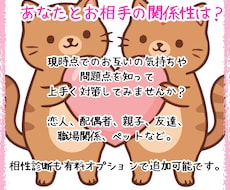 お相手の気持ちと2人の未来を占います イメージ1