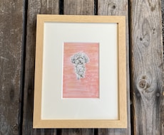 おそらの星になった大切なペットの似顔絵を描きます イメージ1