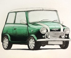 お車、バイク、マイカーイラスト描きます プレセントやSNS、多用途におすすめ!