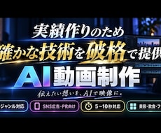 オールジャンルのSNS広告動画を制作します 言葉だけのイメージを、目に止まる映像へ。