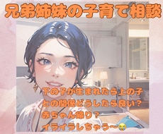 兄弟姉妹の子育てお悩み相談、お話聞きます イメージ1