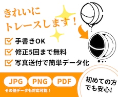 イラストなどのアナログデザインをデータ化します イメージ1