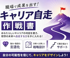 職場で成果を出す！「キャリア自走作戦書」作成します イメージ1