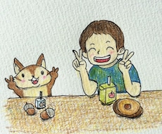 先着3名様限定手描きのペット＆人物イラスト描きます イメージ1