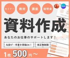 スライド資料を新規作成・ブラッシュアップします イメージ1