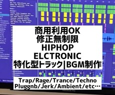 商用利用OK!修正無制限でトラック/BGM作ります イメージ1