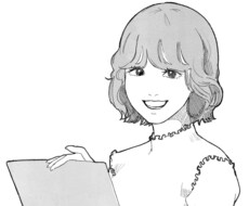 シンプル・好印象な似顔絵描きます イメージ1