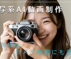 カメラワークを制御し高品質な実写AI動画制作します 「思った通りに動かない」を解決。理想の実写AI動画を作ります