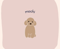 愛犬ちゃんのイラストを制作します 愛犬ちゃんのお写真からイラストを制作します