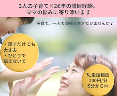 誰もが通る子育ての悩み解消に向けた相談をしています イメージ1