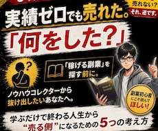 実績０で売れた！ノウハウコレクター脱出法おしえます 売る側になるための5つの考え方