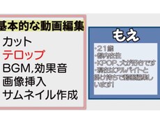動画編集します イメージ1