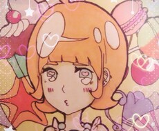 ☆似顔絵作成☆  あなたの写真を元にカラフルで個性的な似顔絵かきます☆