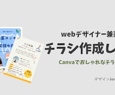 スッキリ見やすいチラシ・広告をデザインします イメージ1