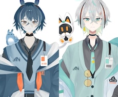 Vライバー用の立ち絵を制作します イメージ1