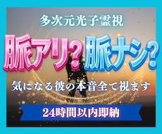 24h以内霊視！彼の本音、丸裸にします イメージ1