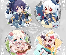 SDアイコン/イラスト作成します ディフォルメイラスト制作（グッズ絵歓迎）致します!