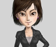 あなたの似顔絵をコミカル&グラフィカルに描きます❗️ イメージ1