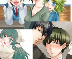 同人誌や小説の表紙描きます お話や、小説を描いていて書籍にしたい方等に