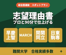 志望理由書を90分で徹底的にブラッシュアップします ゼロから完成まで、志望理由書をプロと仕上げましょう