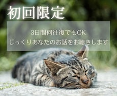 初回限定● 電話が苦手な方向けに文章でお支えします イメージ1