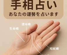 写真一枚で手相占いを行います イメージ1