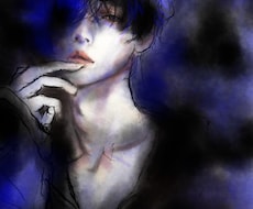 視線が残る、雰囲気のある人物アイコン描きます イメージ1