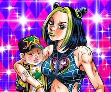 ジョジョ風似顔絵描きます お好きなキャラの衣装指定OK※私服可