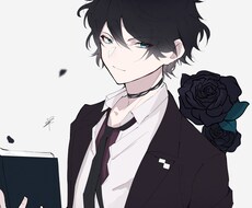 男の子の1枚イラスト描きます ずっと見ていたくなるような魅力的な男の子を