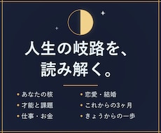 四柱推命で人生の岐路を8章4千字で読み解きます イメージ1