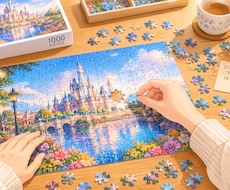ジグソーパズル代行、ダイヤモンドアートします イメージ1