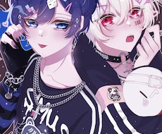 SNS用等幅広いイラストを描きます サムネ/アイコン/挿絵…かわいいからかっこいいまで！