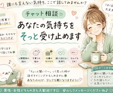 誰にも言えない悩みや愚痴チャットでお聞きします イメージ1