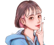 可愛くて魅力的な女の子をお描きします 商用利用OK！おしゃれで可愛い♡様々なご要望に対応します！