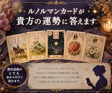 ルノルマンカードが貴方の運勢に答えます イメージ1