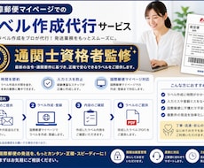 国際郵便ラベルを作成、国際郵便マイページ入力します イメージ1