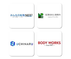横組タイプの会社ロゴ・サービスロゴを作成します 初めてロゴ作成される方も、親切・丁寧に対応致します
